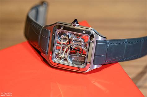 2018 cartier santos replica|cartier santos dumont skeleton watch.